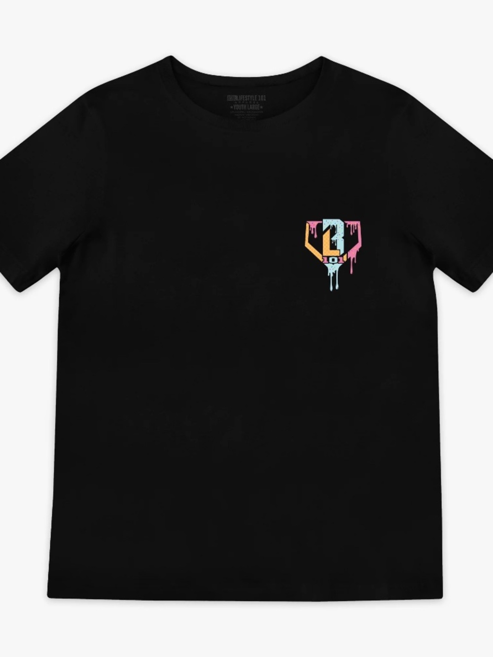 Baseball Lifestyle 101 Ice Cream Shirt, Size Youth Medium - Picture 1 of 4